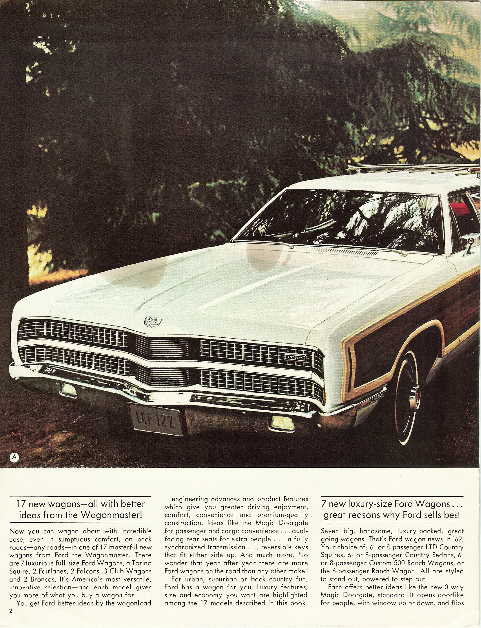 1969 Ford Wagons Brochure Page 12